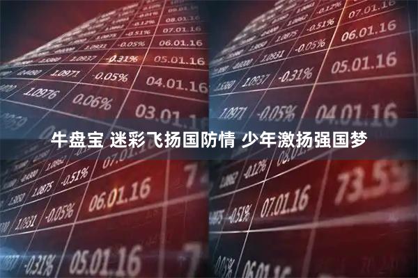 牛盘宝 迷彩飞扬国防情 少年激扬强国梦